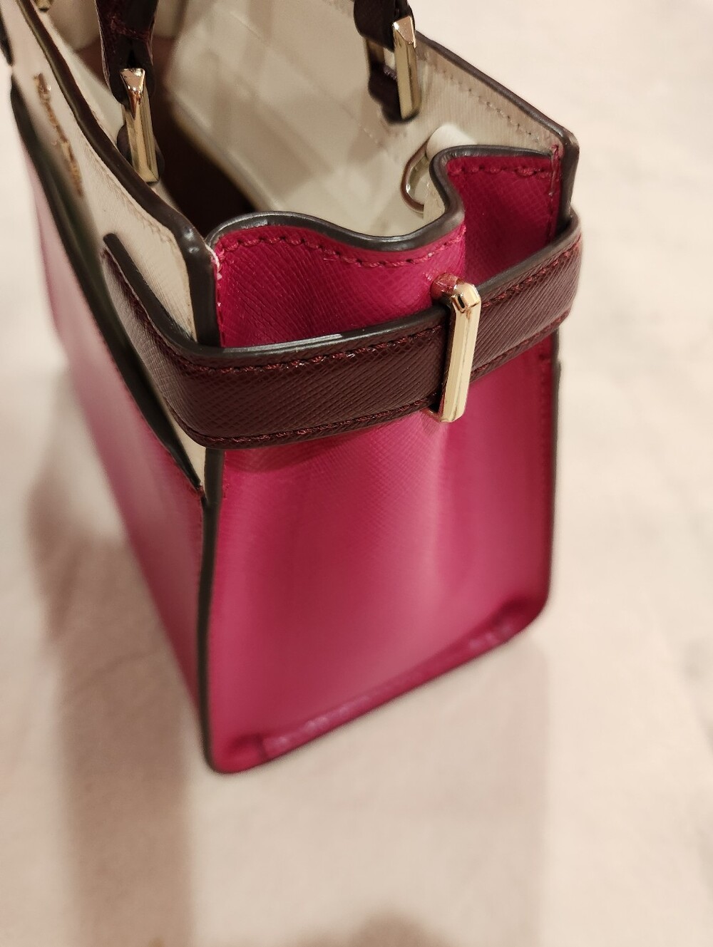 Kate Spade Staci Colorblock Saffiano Leather Small Satchell, NWOT - Picture 6 of 10